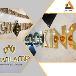 GIA CÔNG CHỮ INOX - THÉP